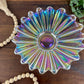 Vintage Federal Glass Co. Celestial Starburst Glass Bowl