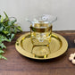 Vintage PartyLite Brass Nautical Gimbal Candle Holder
