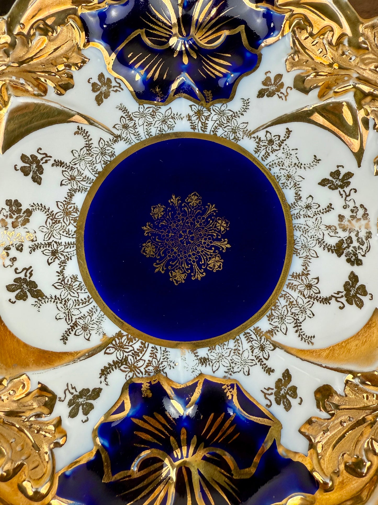 Antique German IPF Ornate Porcelain Plate