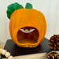 Vintage Ceramic Pumpkin Candle Lantern