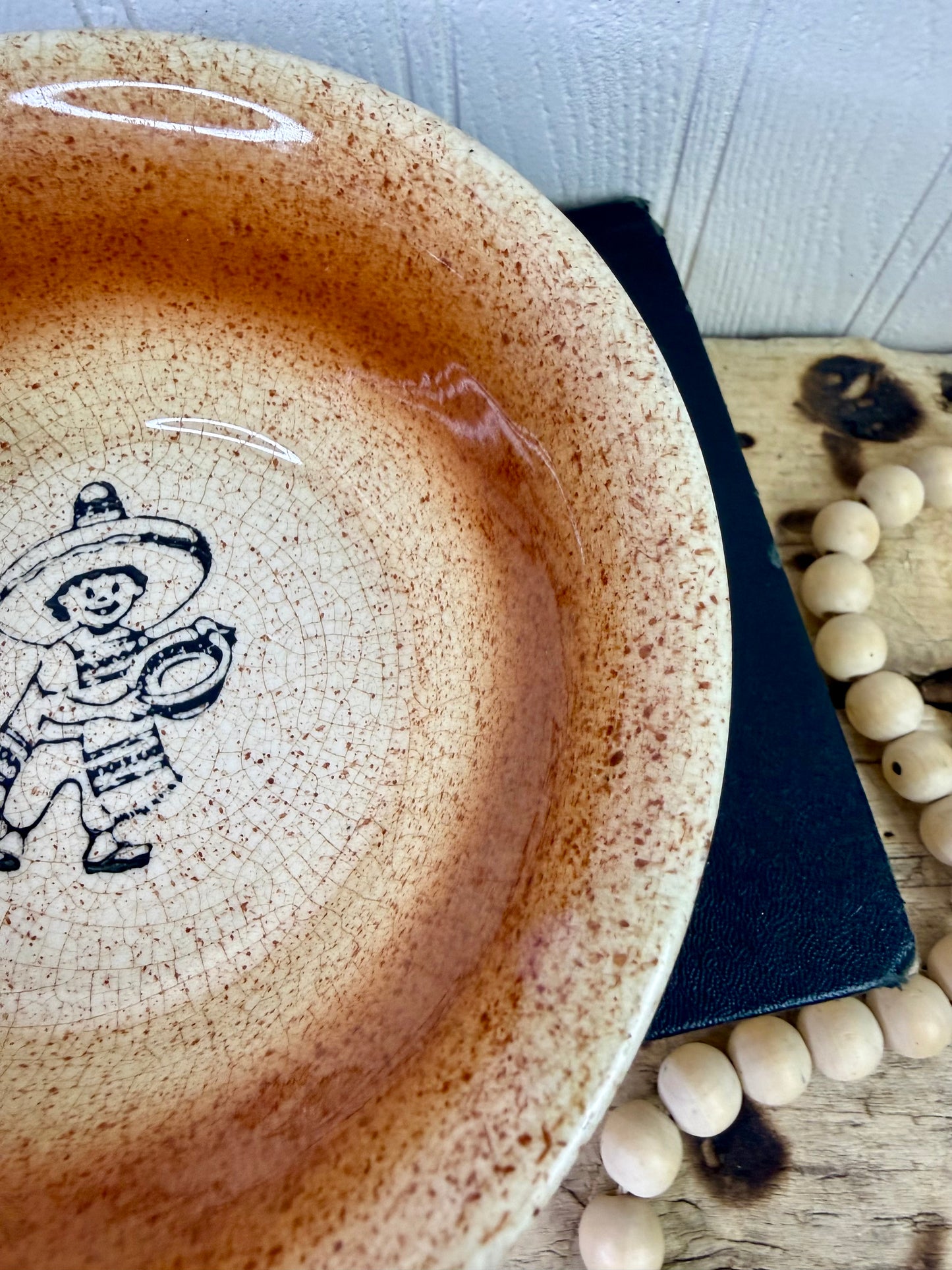Vintage Mid-Century Oven Proof Stoneware Bowl-B