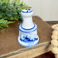 Vintage Hand Painted Delft Porcelain Figurine from Pella, Iowa