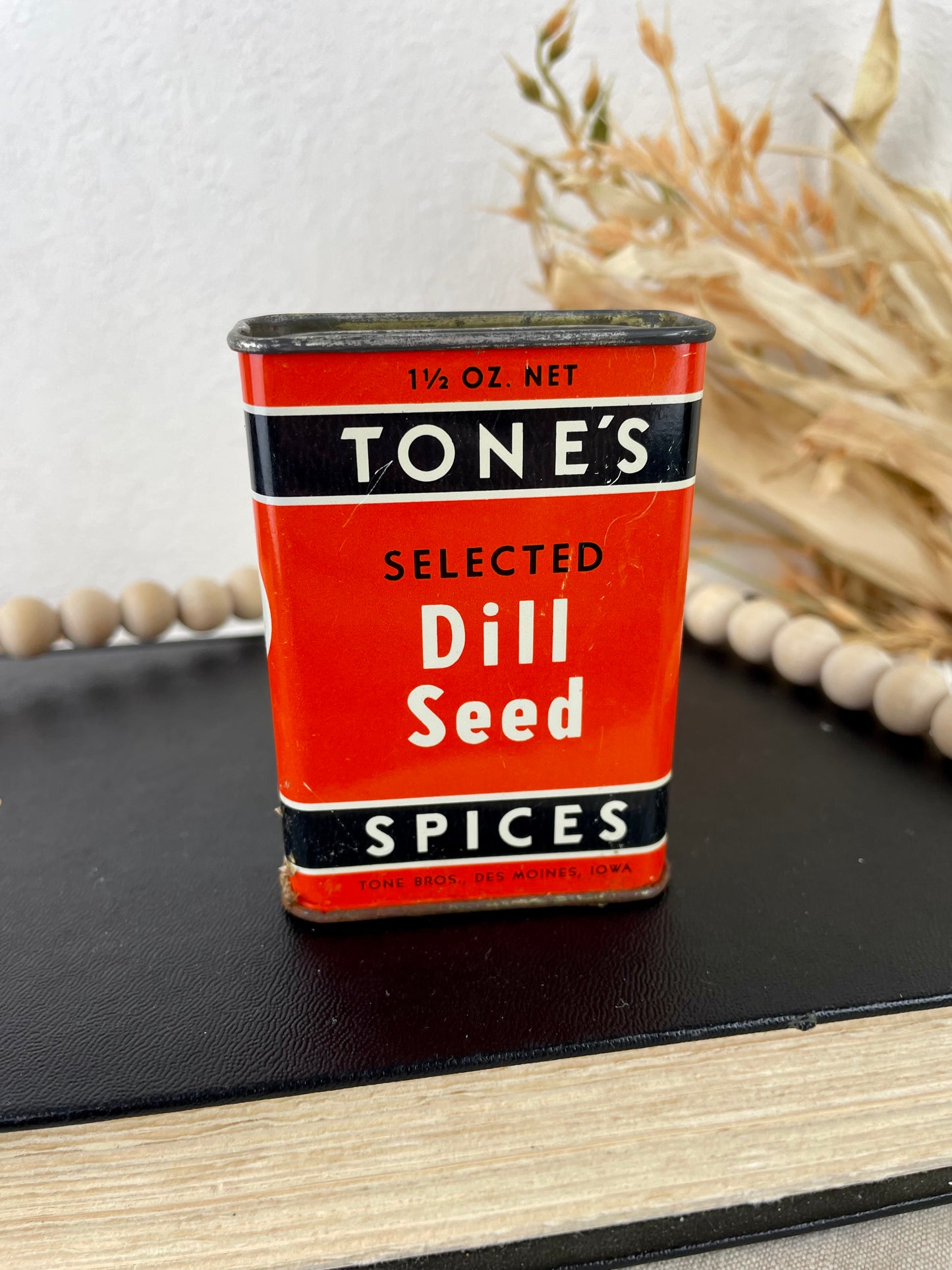 Vintage Tone’s Spice Tin- Dill Seed