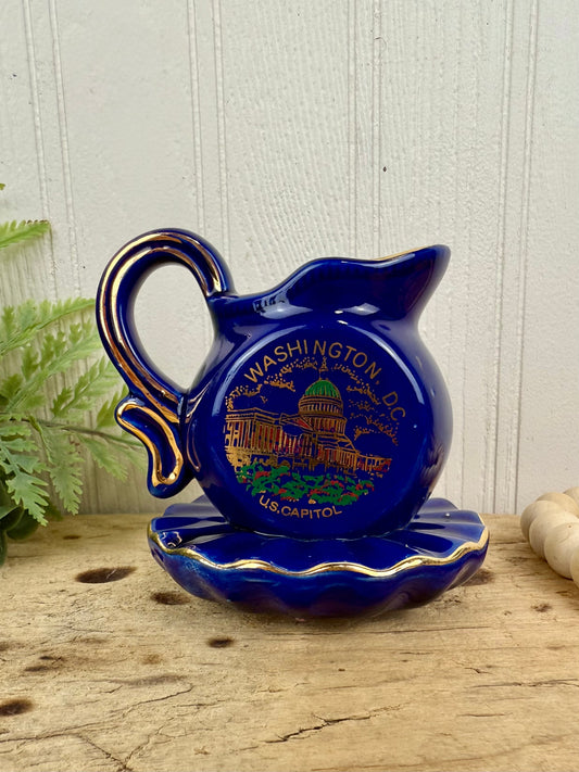 Vintage Ceramic Miniature Souvenir Pitcher
