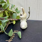 Vintage Mini Ceramic Standing Bunny Figurine