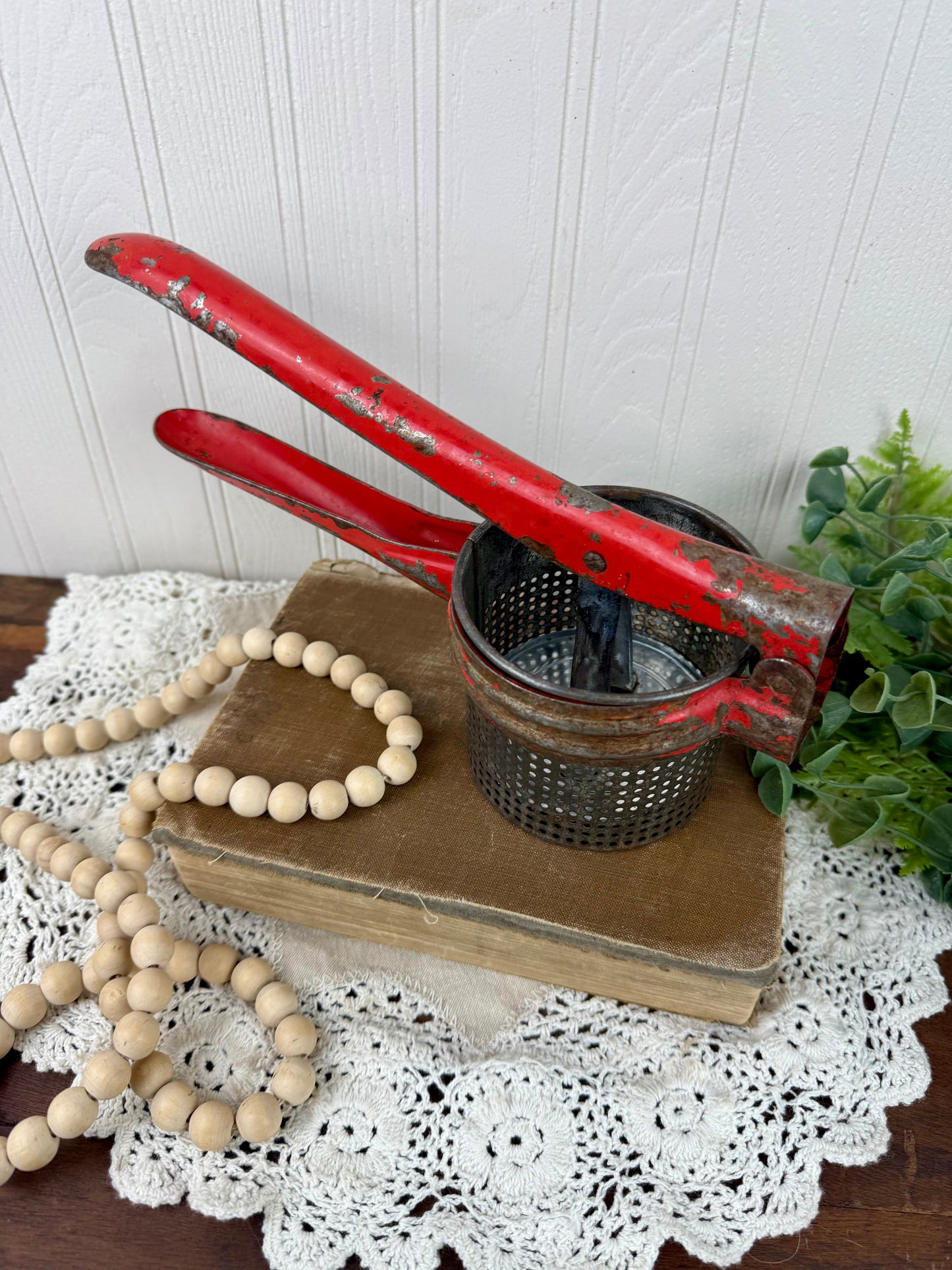 Vintage 1940’s Metal Potato Ricer