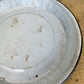 Vintage Blue & White Marbled Enamel Pie Pan