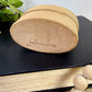 Vintage Handmade Latvian Leather Trinket Box