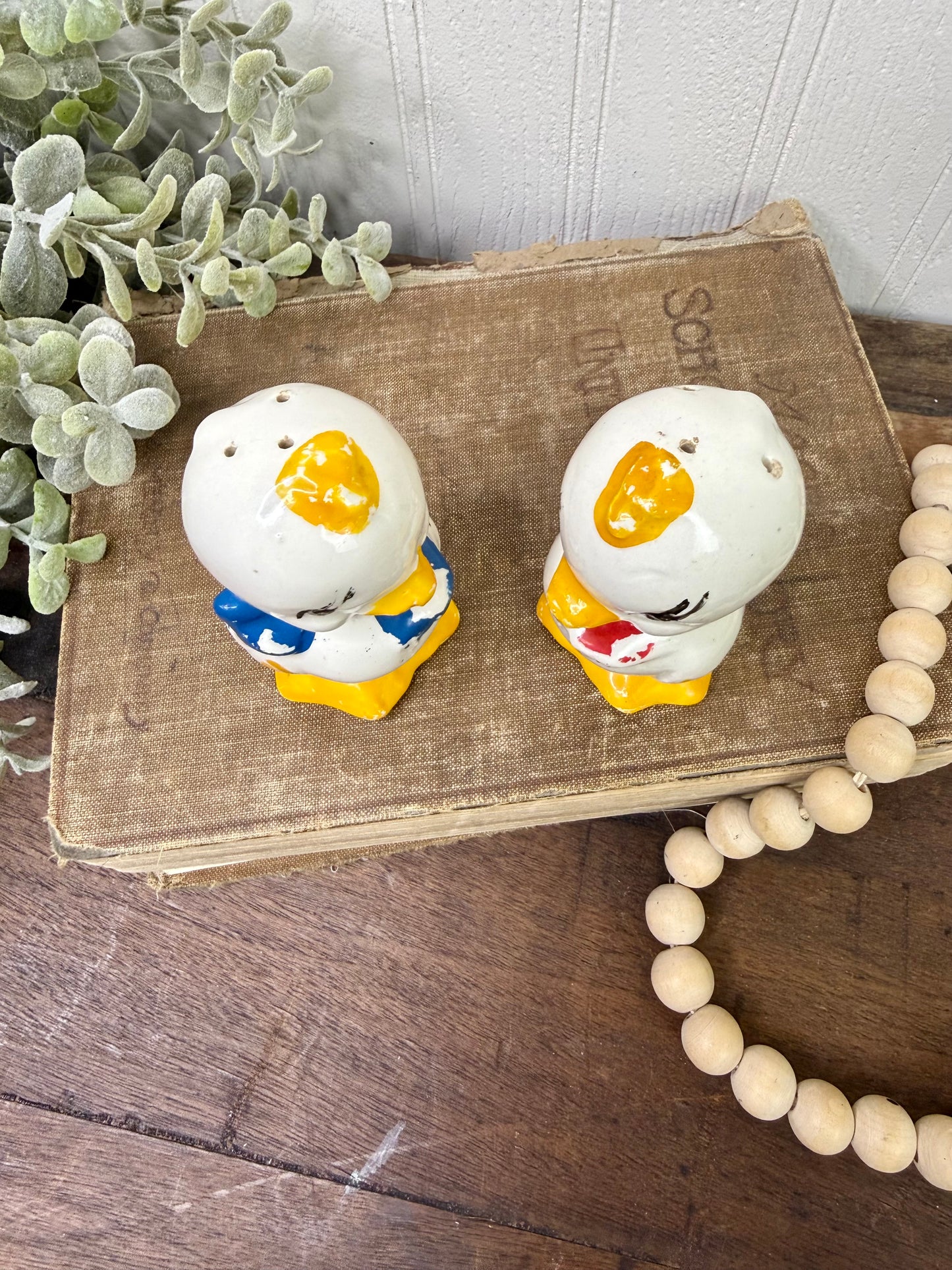 Vintage 1940’s American Bisque Duck Salt & Pepper Shaker