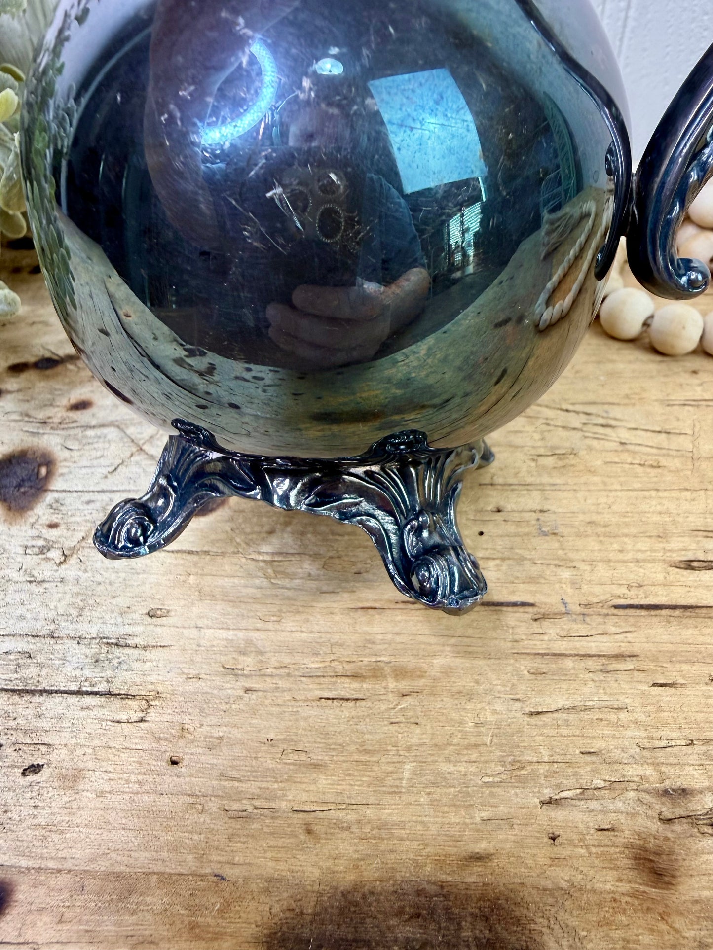 Vintage Silver Plated Creamer Pitcher
