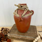 Vintage Mexican Red Terracotta Clay Vase