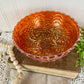 Vintage Imperial Marigold Carnival Glass Bowl with Grape Pattern