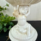 Vintage Ceramic Cherub Pedestal Soap Dish