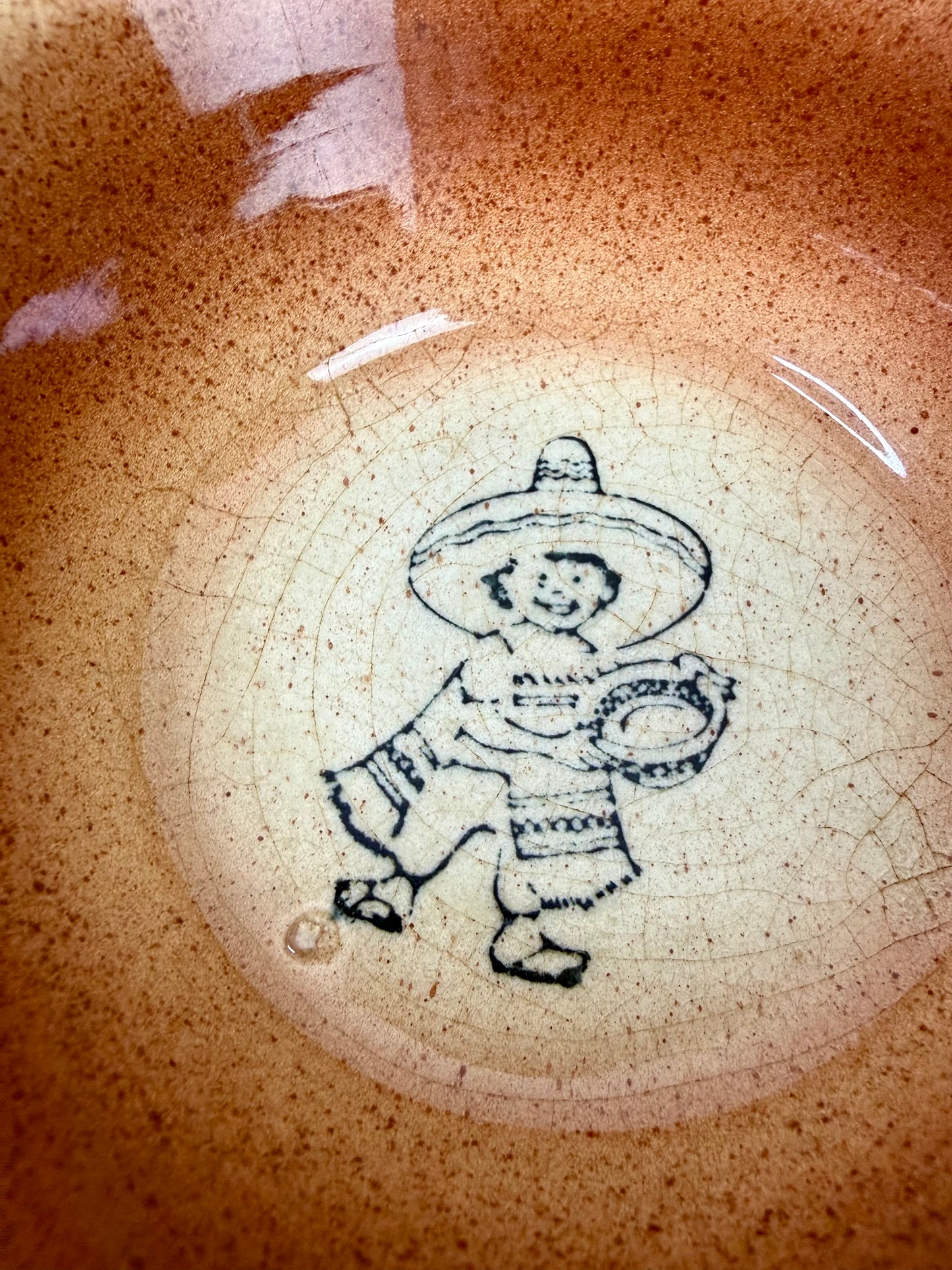 Vintage Mid-Century Oven Proof Stoneware Bowl-A