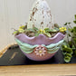 Handmade Upcycled Purple Egg Nest