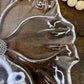 Vintage Mid-Century Colony Glass Garden Club Salad Plate