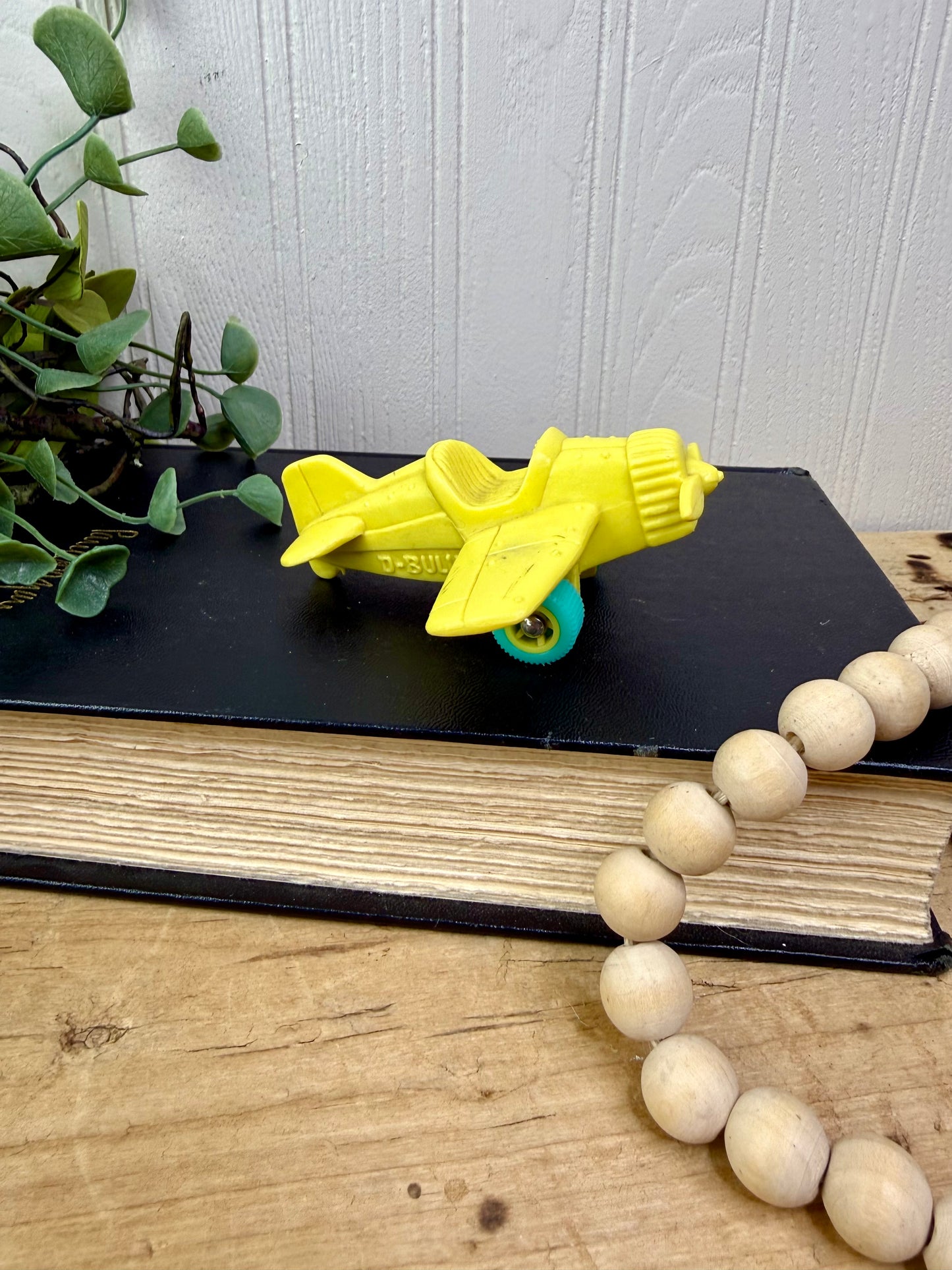 Vintage West Germany PVC Plane Toy