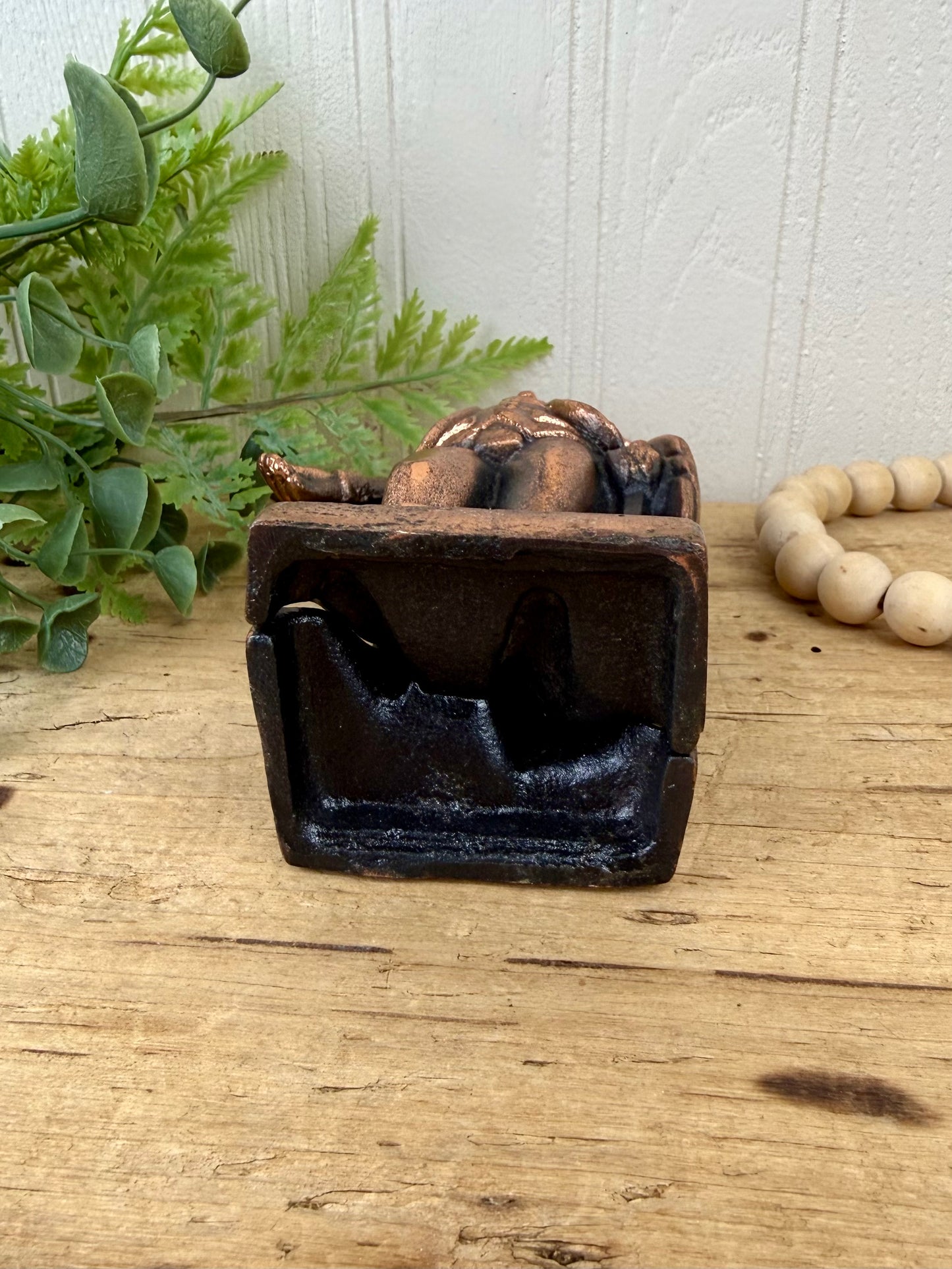 Vintage Cast Iron George Washington Coin Bank