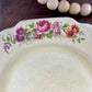 Set of Vintage Lido China Canarytone Floral Plates