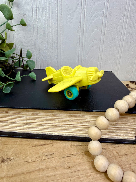 Vintage West Germany PVC Plane Toy