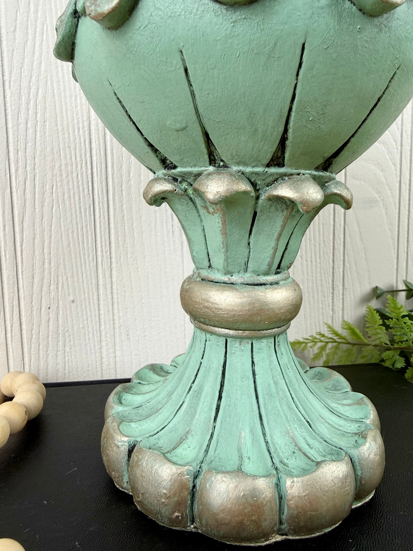 Upcycled Hand Painted Decorative Finial