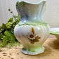Vintage Handmade Ceramic Small Pitcher & Bowl Set