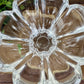 Vintage Mikasa Zinnia Clear Crystal Glass Petal Bowl