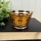 Vintage Mid-Century Culver's Gold Detailed Bowl