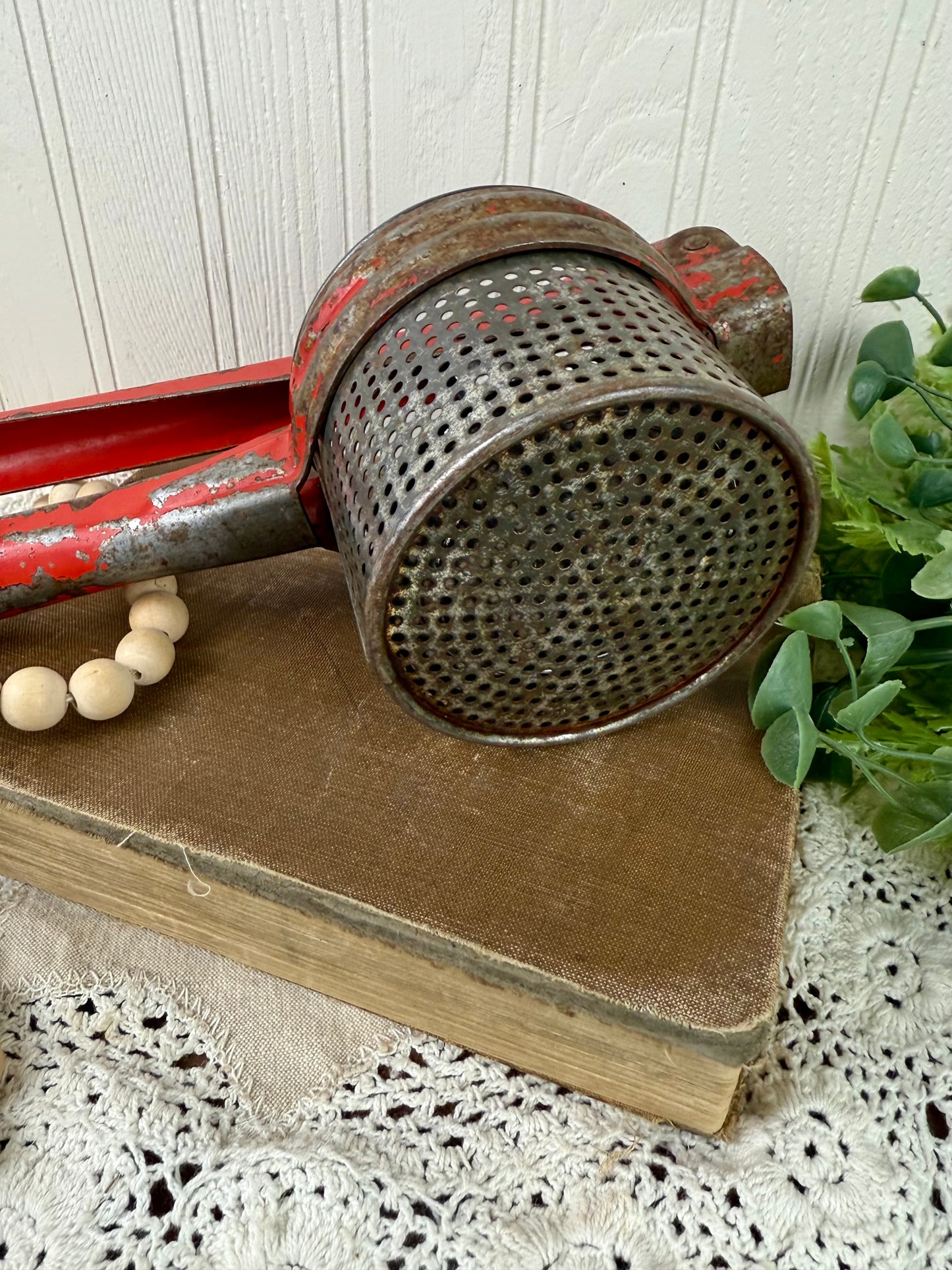 Vintage 1940’s Metal Potato Ricer