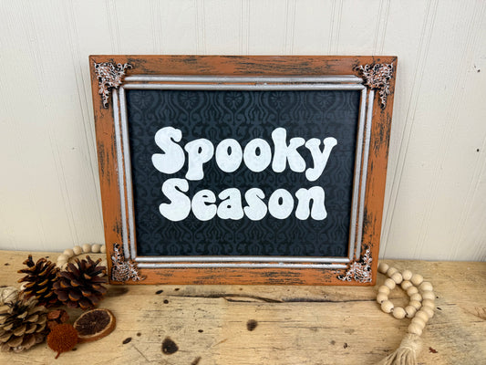 Handmade “Spooky Season” Halloween Wall Art
