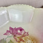 Vintage Scalloped Porcelain Bowl with Roses