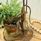 Vintage Mid-Century Enesco Imports Brass Water Pump Figurine