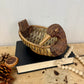 Vintage Mid-Century Wicker Duck Basket