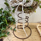 Handmade Rustic Bed Spring Nest with Baby Blue Egg