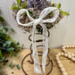 Handmade Rustic Bed Spring Nest with Pastel Purple Egg
