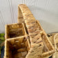 Vintage Divided Square Storage Basket