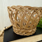 Vintage Open Weave Planter Basket