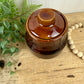 Vintage Mid-Century Stoneware Sugar Dish