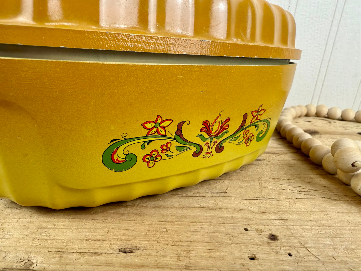 Vintage Nordic Ware Cast Aluminum Baking Dish with Lid