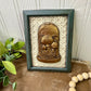 Handmade Upcycled Framed Art with Mushrooms #1