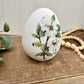 Vintage Hand Painted Large Porcelain Egg