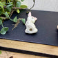 Vintage Mini Ceramic Standing Bunny Figurine