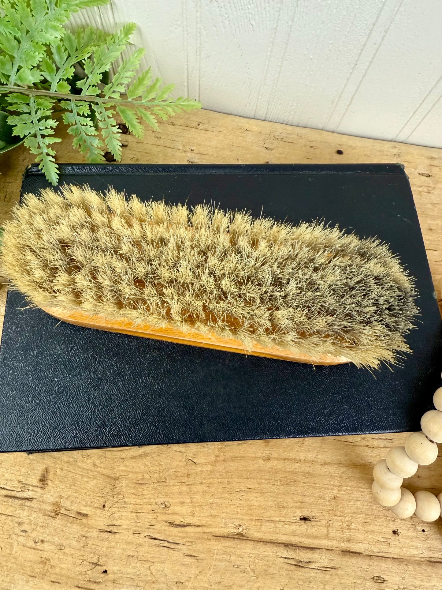 Vintage Horsehair Shoe Polish Brush