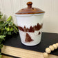 Vintage Amway Milk Glass Potpourri Jar