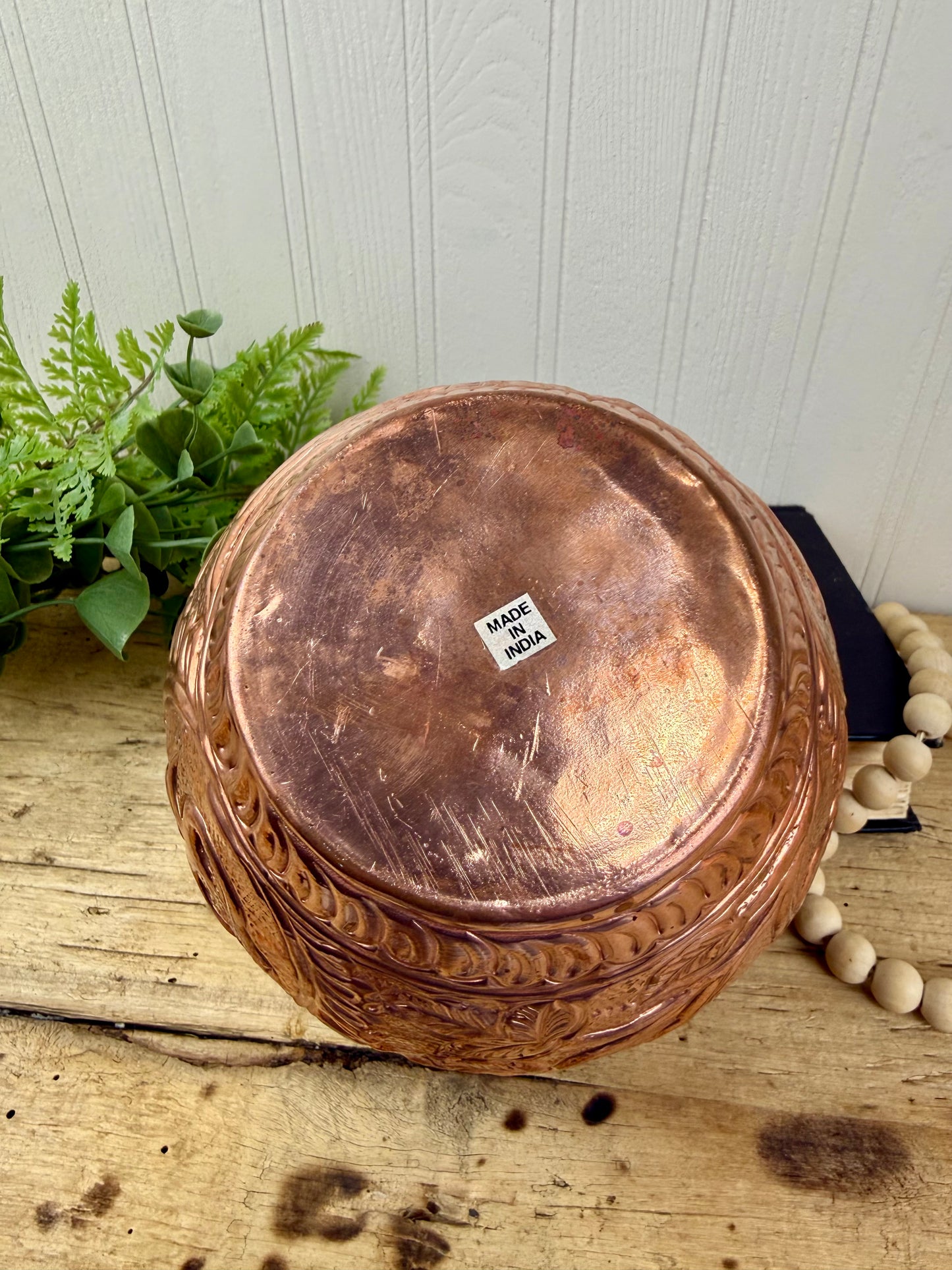 Vintage Pure Copper Kalash from India