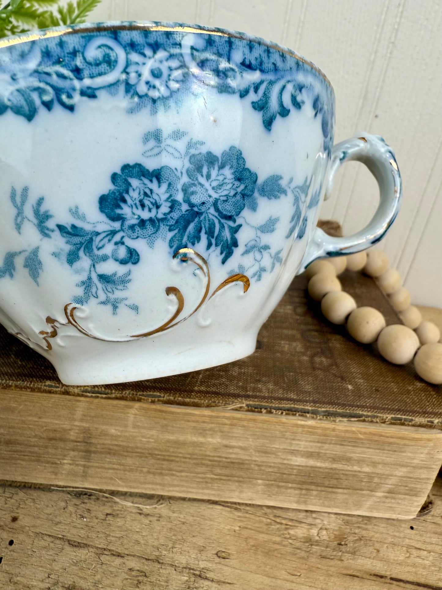 Vintage Alfred Meakin Blue & White Glenmere Teacup