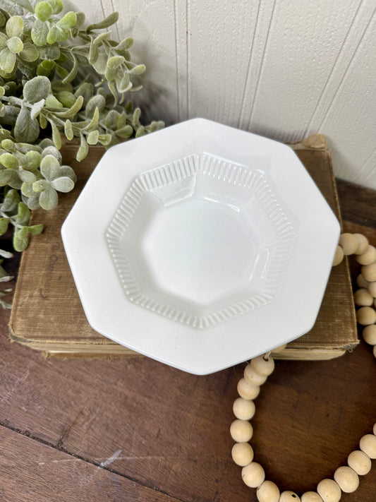 Vintage Independence Ironstone Dessert Bowl