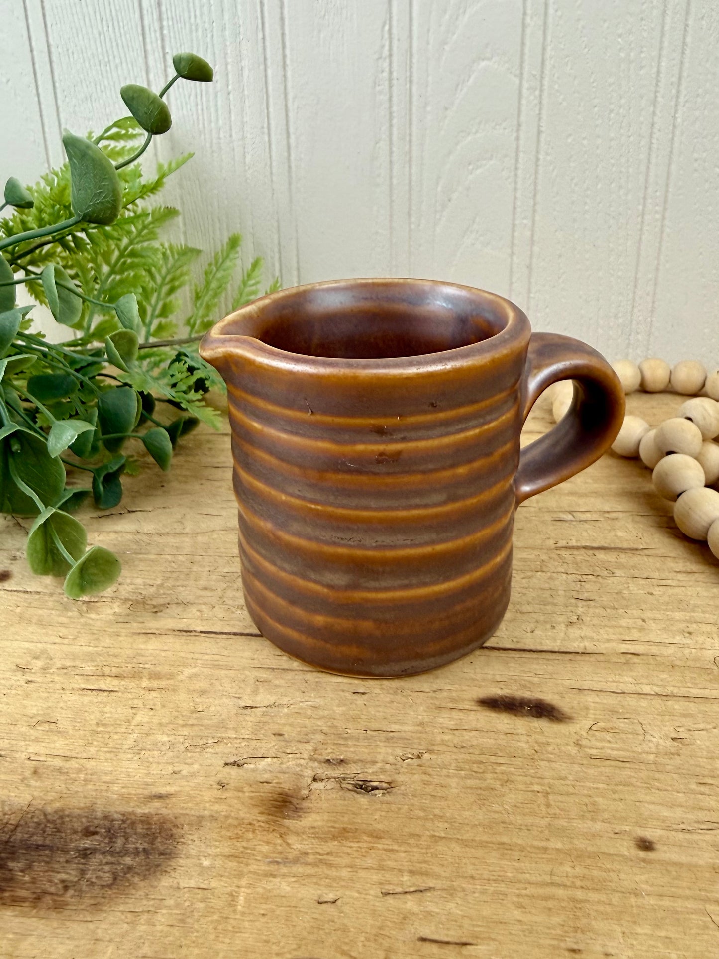 Vintage Mid-Century Hall China Ringware Creamer