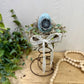 Handmade Rustic Bed Spring Nest with Light Blue Egg