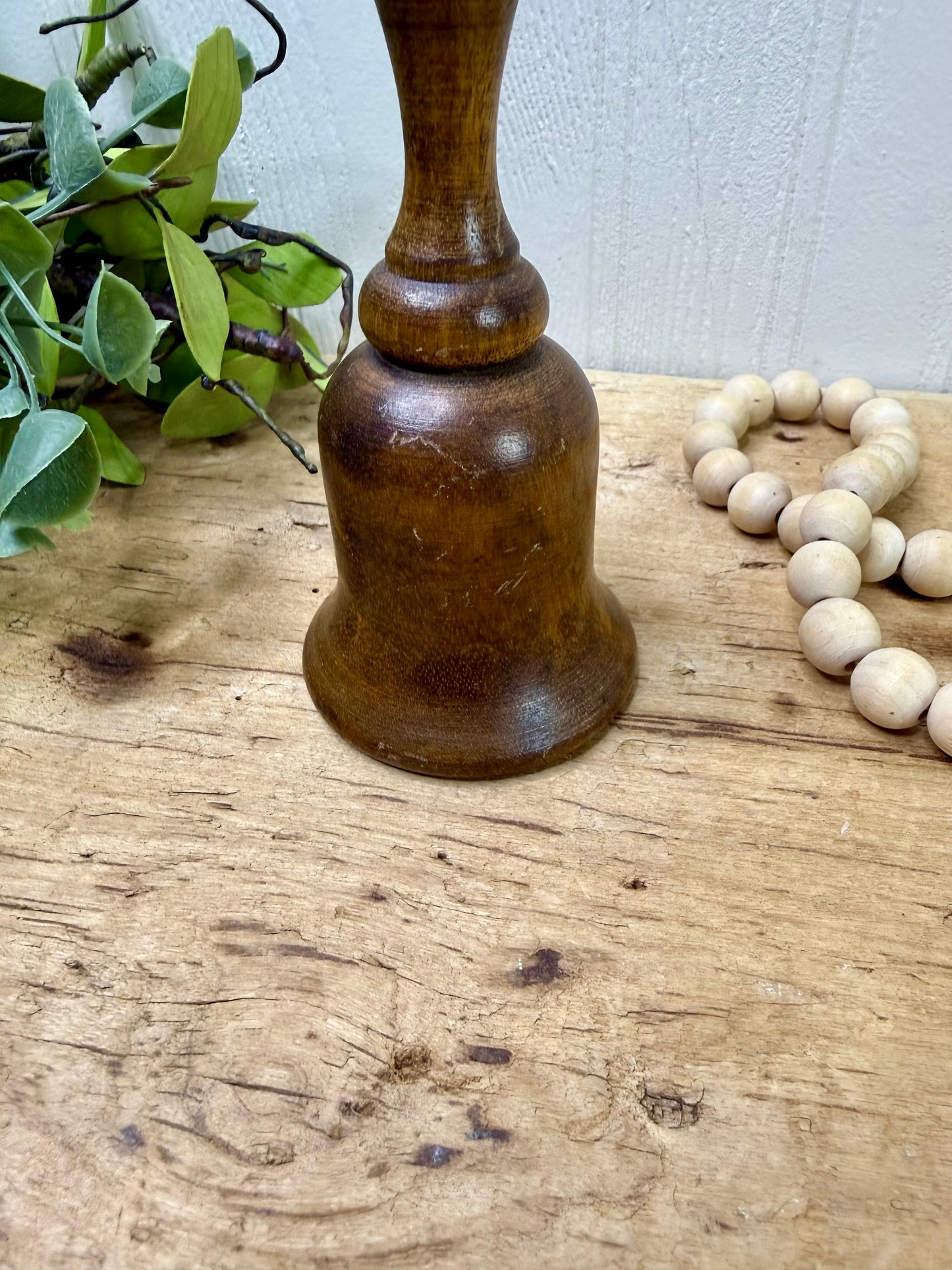 Vintage V.G. Wood Desk Teacher Bell